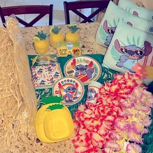 Stitch Summer Party Big Bundle Luau Tropical Pineapple Hawaiian Leis Lilo Stitch